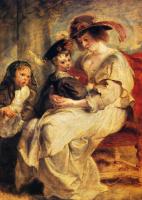 Rubens, Peter Paul - Helene Fourment With Two Of Her Children, Claire-Jeanne And Francois
